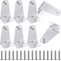 ferraycle set of 8 metal hold down brackets silver blinds brackets blind holder replacements horizontal blind brackets with scre