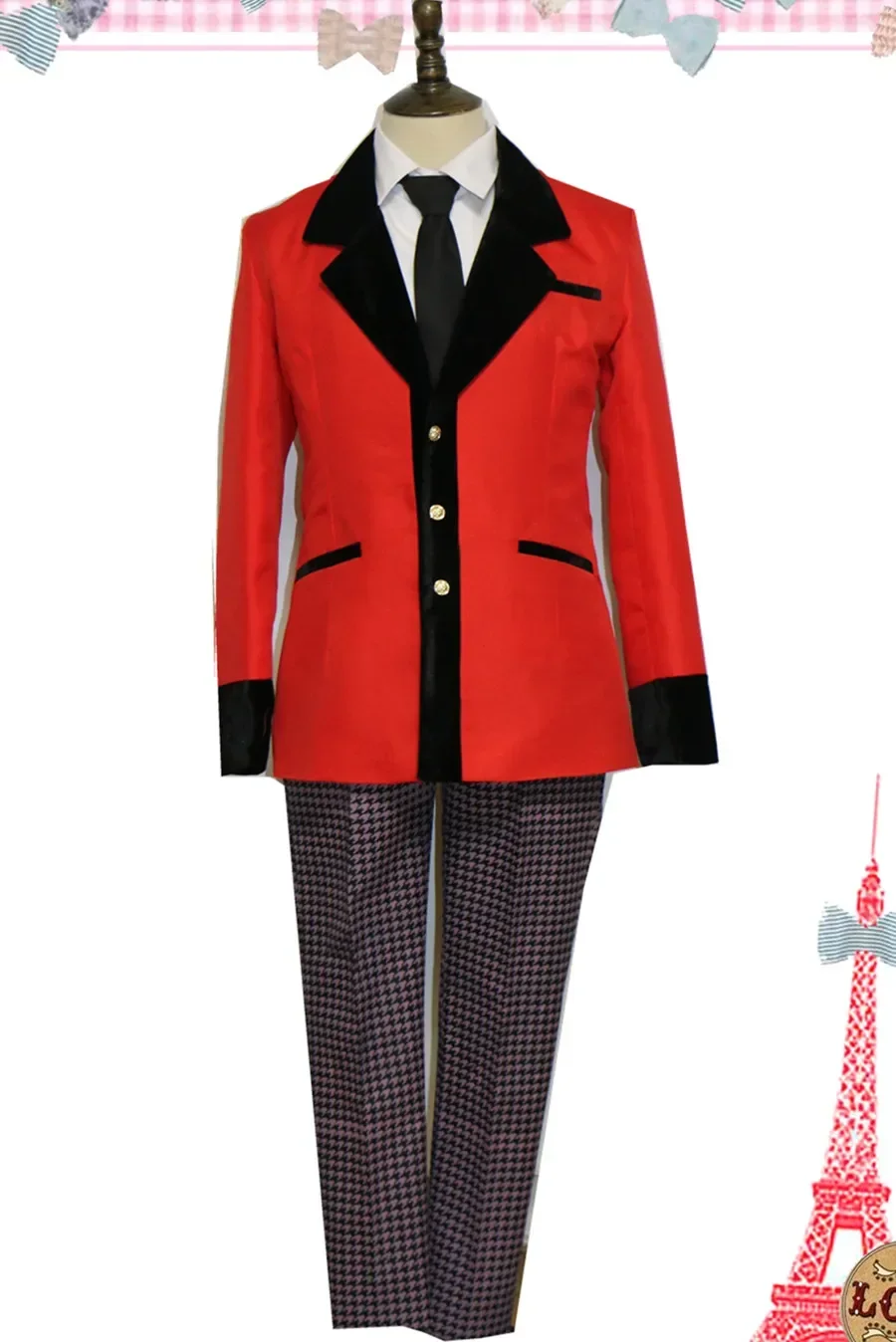 Kakegurui Compulsive Gambler костюмы для косплея Ryouta Suzui костюм аниме косплей японская