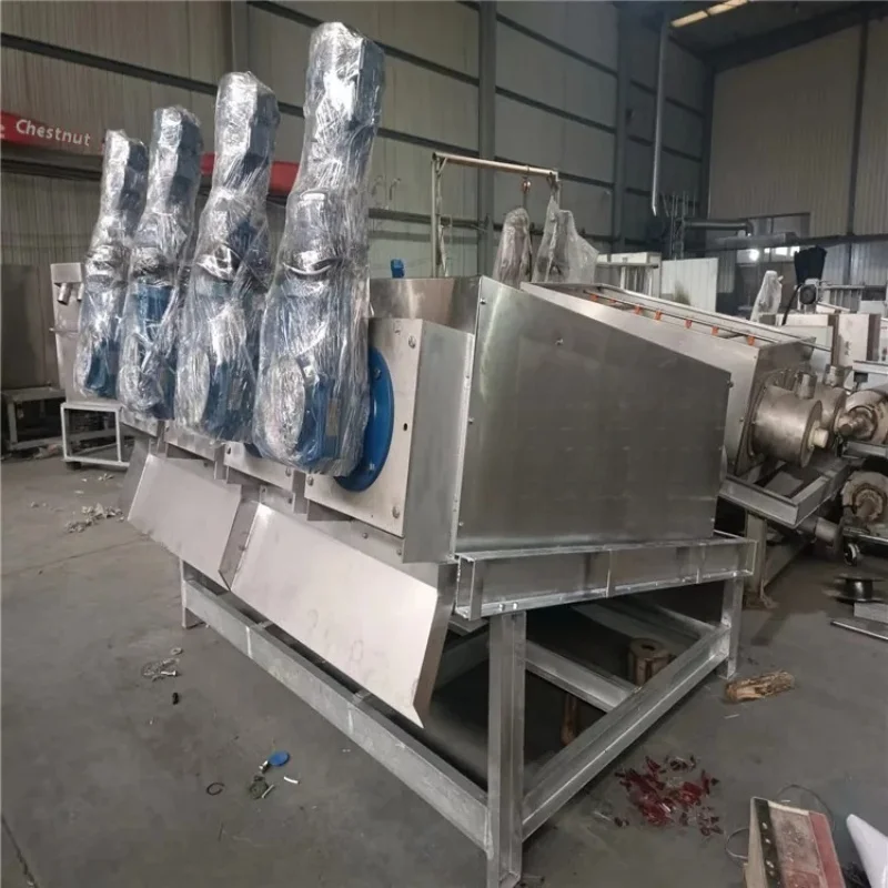 Многопластинчатый винтовой фильтр-пресс Процесс машины Автоматический шлам для