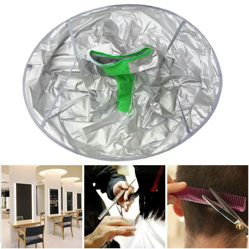 

Foldable Cutting Styling Cloak Wrap Salon Barber Gown Hairdressing Cutting Umbrella Hair Adult DIY Cape Hairdresser Cloak T X2Q4