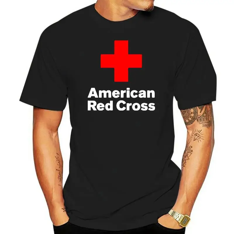 

American Red Cross symbol Logo T-SHIRT XS-3XL