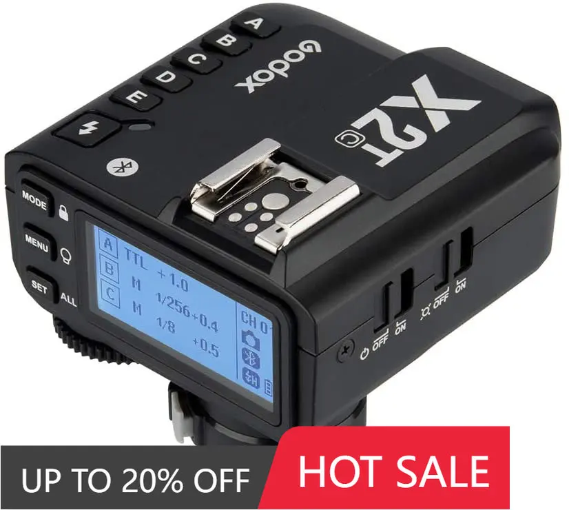 Беспроводной триггер для вспышки Godox X2T 2,4G TTL 1/8000s передатчик для цифровой зеркальной камеры AD200 V1 V860II TT685