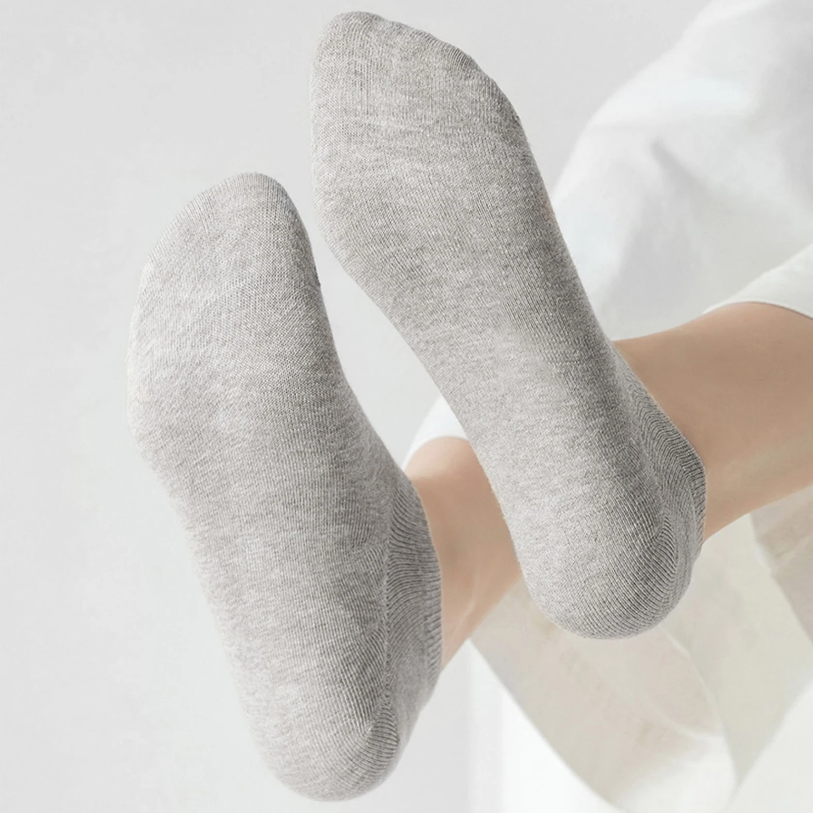 6 pair Women's boat socks Silicone Non-slip Socks Lady Summer Solid Color Ankle Boat Socks Female Soft Cotton Sock Breathable