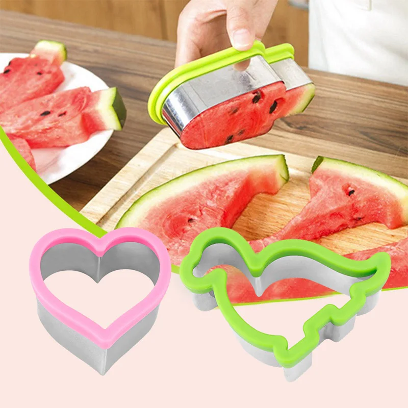 

Watermelon Cutter Stainless Steel Cute Tree Design Cutting Watermelon Kitchen Gadgets Salad Fruit Slicer Cutter Tools