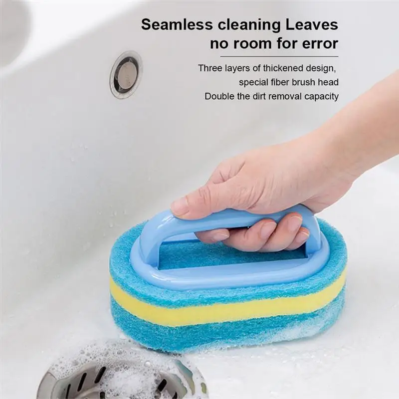 

Полипропиленовая губчатая щетка, портативные многоразовые пластиковые Ручные щетки ручной работы, бытовые кухонные аксессуары