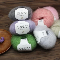 25gmohair yarn crochet cheap baby wool yarn for knitting sweater ball cashmere mohair knit thread