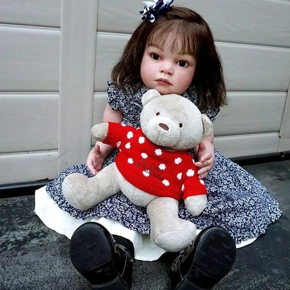 

Милый реалистичный пустой Комплект Reborn 28 дюймов, реалистичные детали тела Diy, незаконченные игрушки P8z2