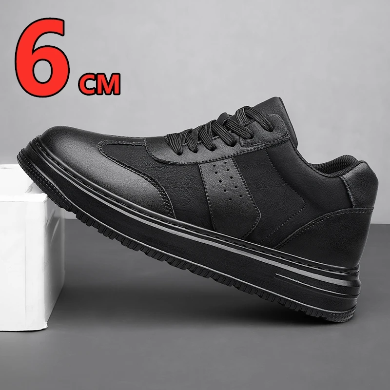 Высококачественная мужская повседневная обувь-лифт удобные кроссовки из