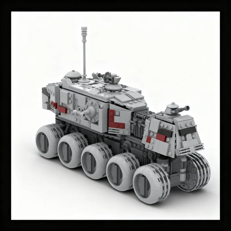 Фото Набор строительных блоков MOC HAVw Juggernaut, 944 детали, архитектурная модель, игрушка-конструктор, подарок на день рождения, для сборки и самостоятельной сборки, идея для презентации, коллекционный арт-объект №2