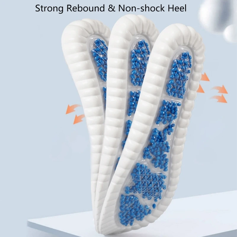 

2Pcs Shoes Inserts Memory Foam Insoles, Comfort Arches Support Shock Absorption