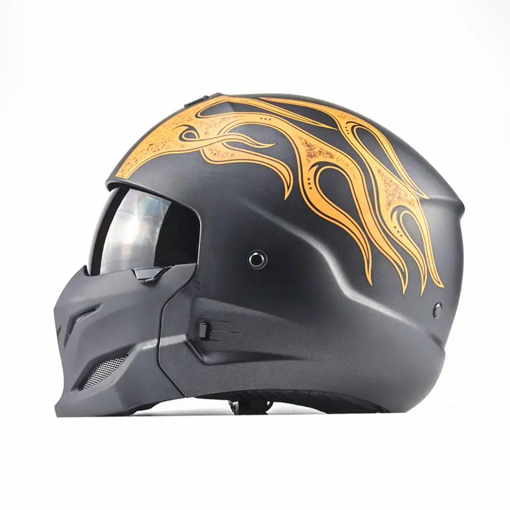 Retro Helmet Lightweight Shock-absorbing Breathable Multi-purpose Outdoor Riding Helmet Hard Hat