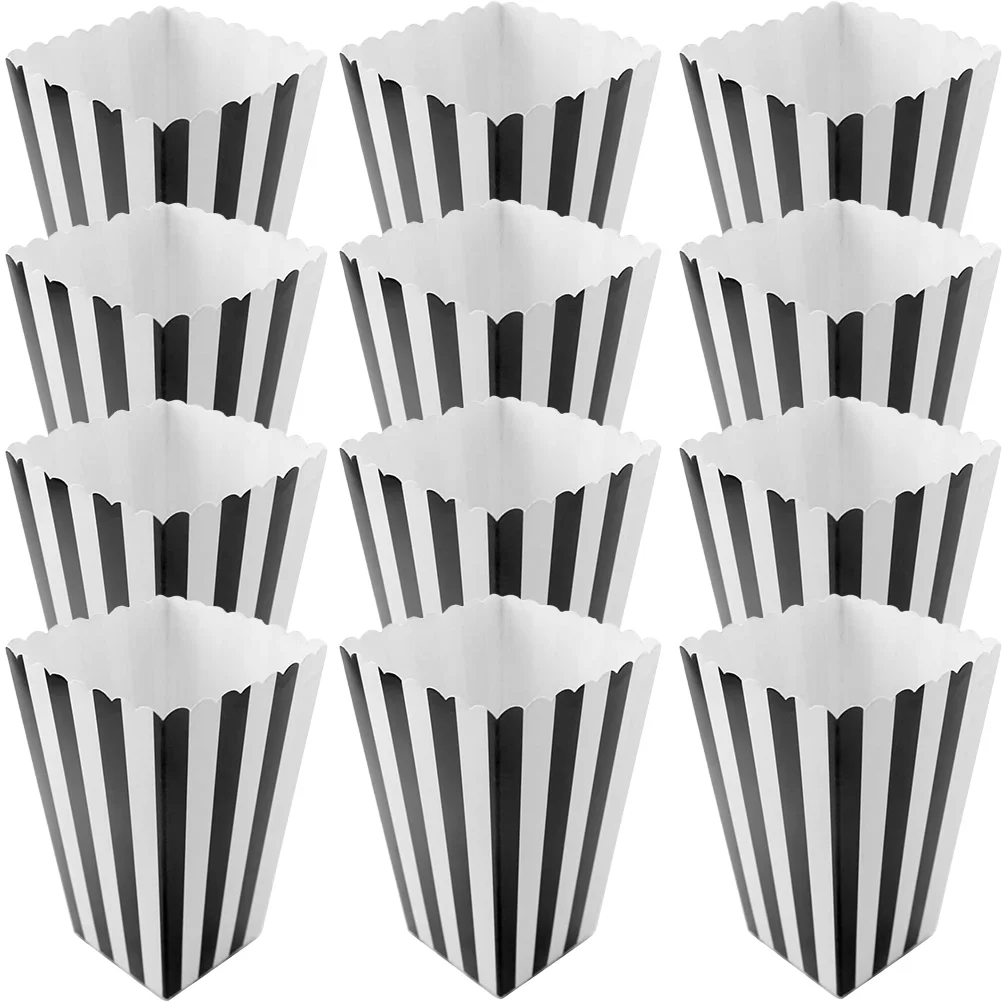 

Popcorn Boxes Paper Box Bowlcontainers Snack Minimovie Container Holders Baking Fries French Disposable Empty Party Kids Wrap