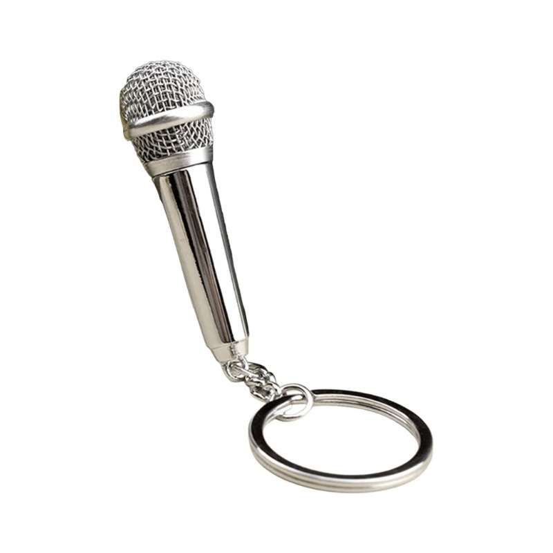 Брелок с микрофоном брелок в форме микрофона стильная сумка подвесной аксессуар