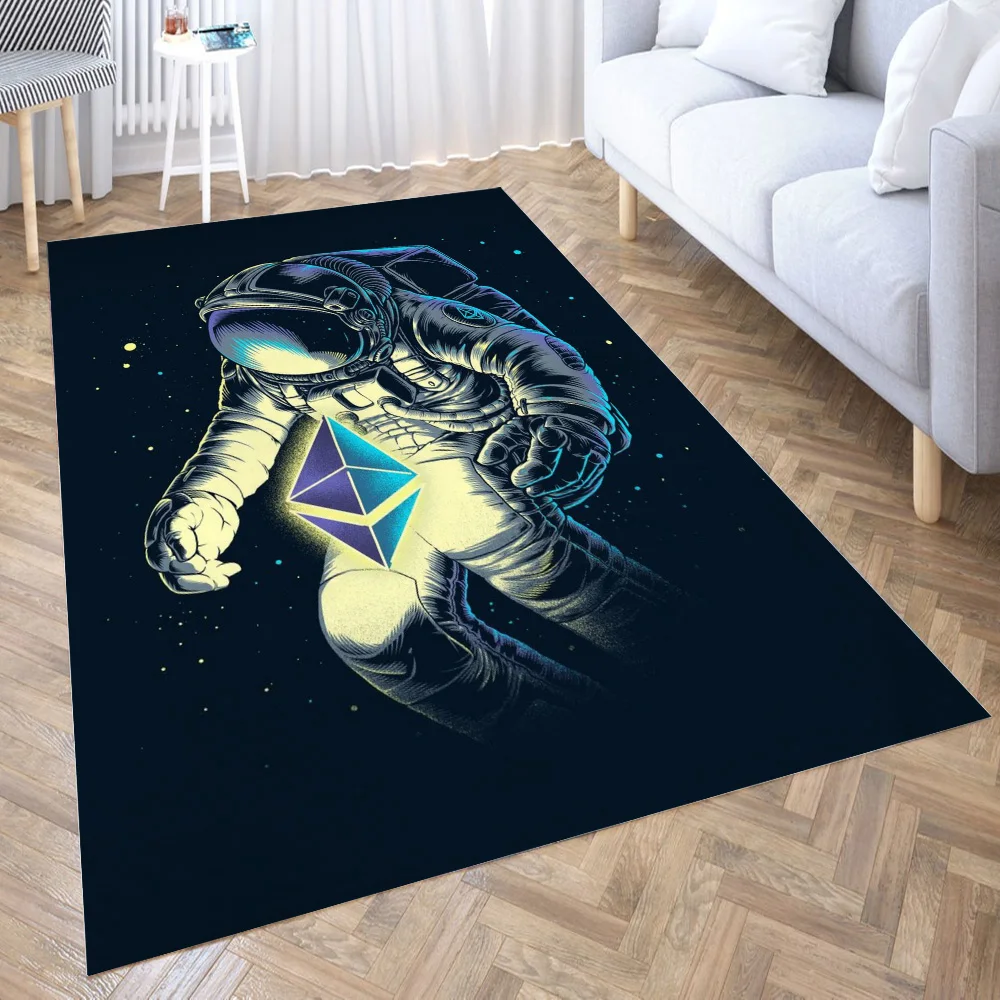 

Space Ethereum Carpet for Living Room Rug Children Bed Room Floor Carpets Window Bedside Home Decor Rugs Mat