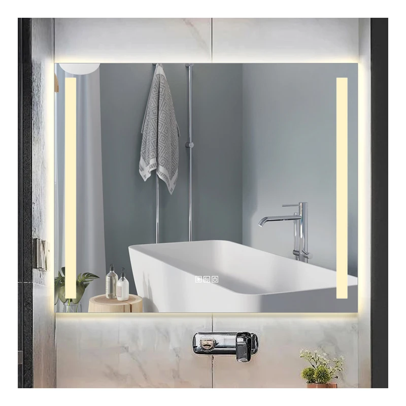 Китайская фабрика оптовая цена умывальник умный дом сенсорный экран зеркало для