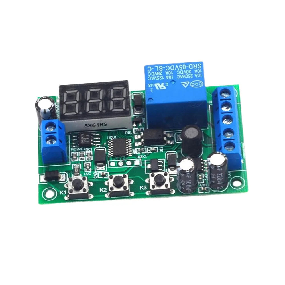 

DC5V/12V/24V/7-30V Current Detection Relay Module Digital Display Overcurrent Alarm Switch Controller Motor Stall Protect Relay