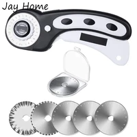 45mm rotary cutter with replacement blades ergonomic handle rolling cutter for sewing crafting patchwork diy quilting supplies
