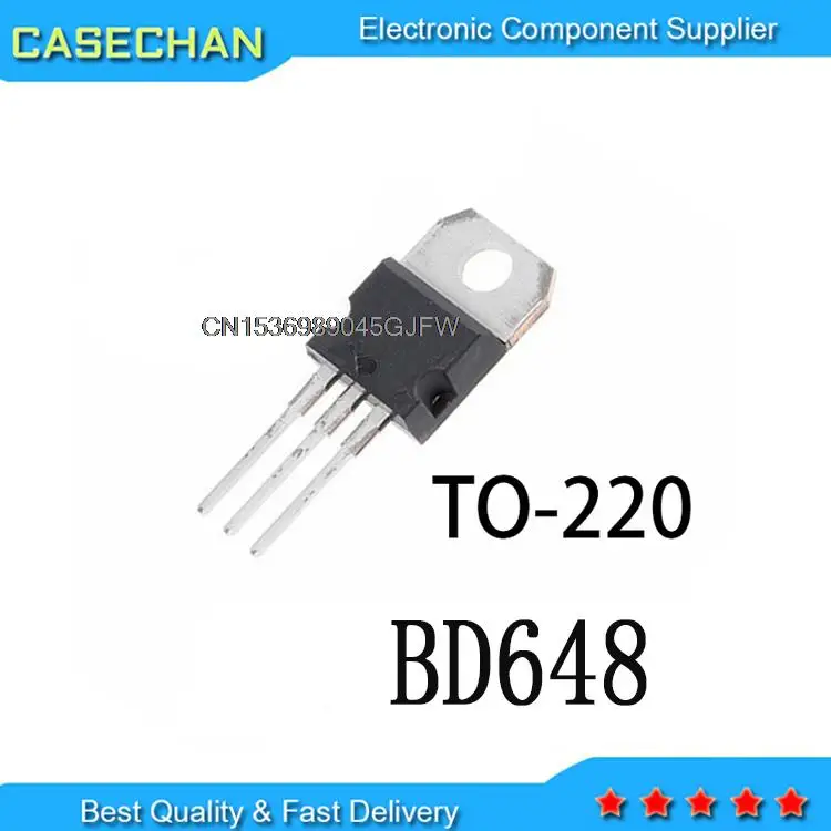 Новые и оригинальные BD646 TO-220 8A 100V BD648, 10 шт.