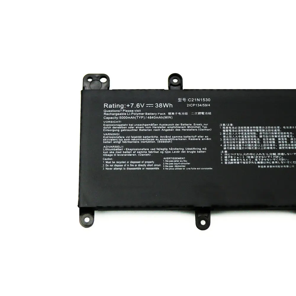 Фото 7,6 В 38WH C21N1530 0B200-02670000 Аккумулятор для ноутбука Asus Chromebook C202 C202SA C202SA-2A VivoBook E201NA №2
