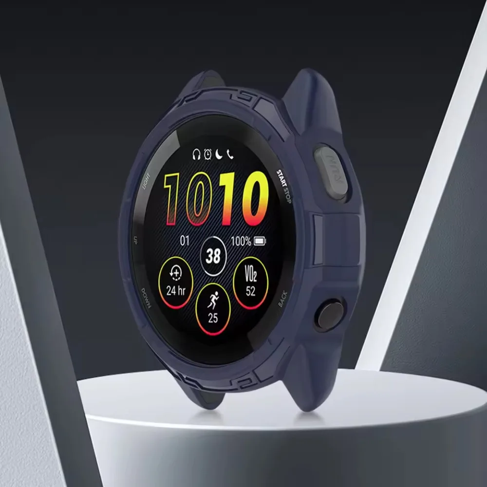 Чехол из стекла + ПК для Garmin Forerunner 165 265 965 HD, закаленный универсальный защитный чехол для экрана Garmin Venu 3Vivoactive 5 (art.: 3920ce30cc37a) - 3920ce30cc37a