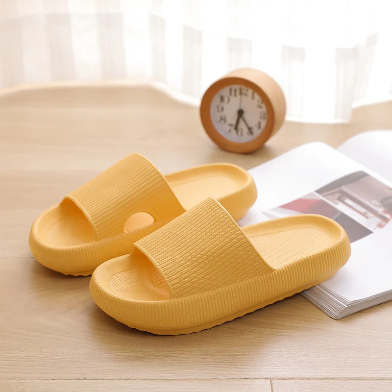 Women Thick Platform Cloud Slippers Summer Beach Soft Sole Slide Sandals Men Ladies Indoor Bathroom Anti-slip Home Slippers 4 Women Thick Platform Cloud Slippers Summer Beach Soft Sole Slide Sandals Men Ladies Indoor Bathroom Anti-slip Home Slippers 4