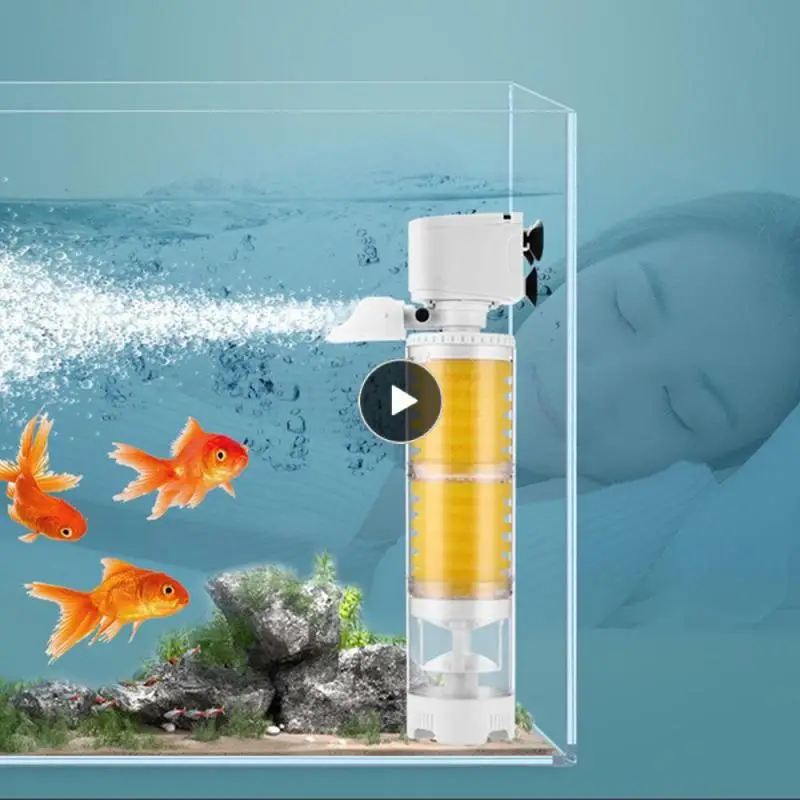 

Rapid Culture Oxygen Pump Fine Filter Chamber Fish Tank Filter Six In One Oxygen Wave Making Silent Oxygen Pump Silent Operation