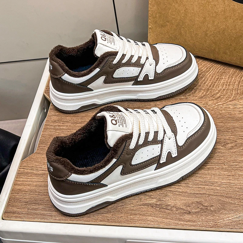 2024 Модная и удобная обувь на толстой подошве с вулканизированной подошвой легкая