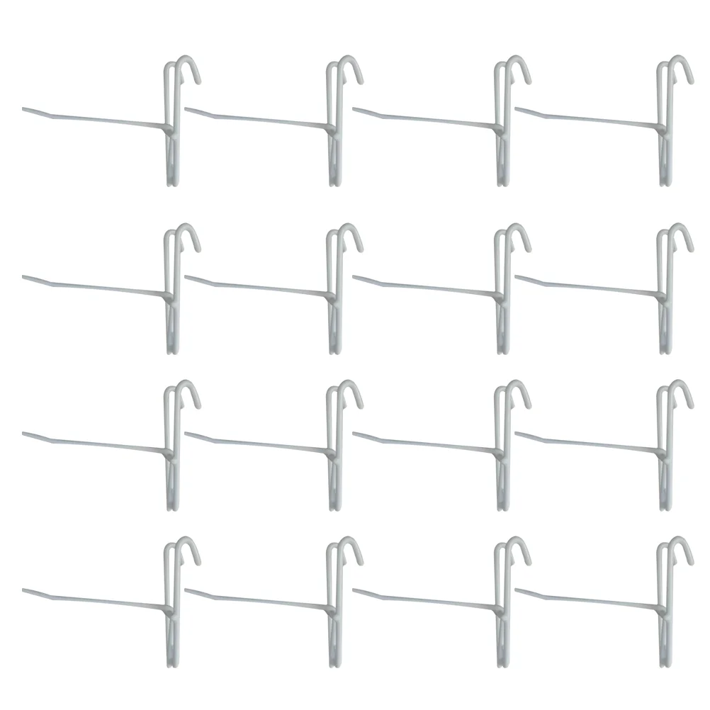 

20 Pcs Black Metal Shelves Heavy-duty Hooks Iron Hanger Supermarket Display Prop