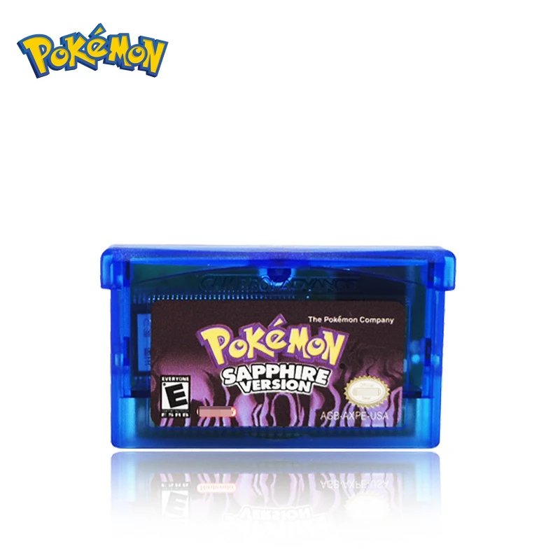 Игровая картридж для видеоигр серии Pokemon GBA консоли английская Коллекция