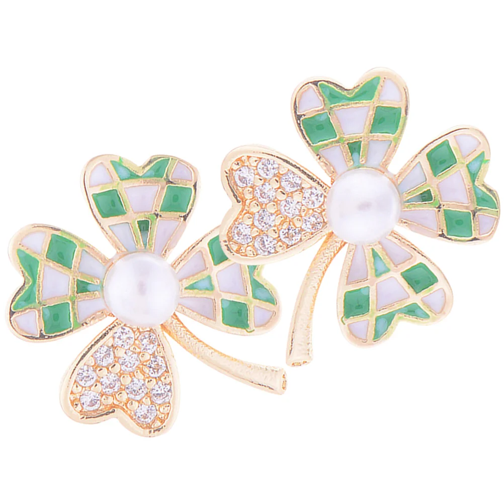 

Fashion Earrings Minimalist Earrings Ear Decors Gifts Women Bulk Four Leaf Earrings Jewelry Shamrock Stud Earrings