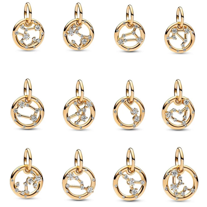

2023 New Pendant Constellation Constellation Diamond Sparkling Bling Elegant Exquisite Versatile DIY Jewelry