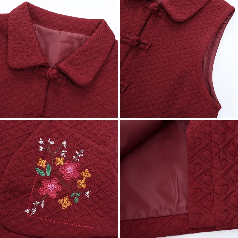 Осенняя одежда для бабушки жилет тонкий пожилых людей старше 60 лет мам верхняя