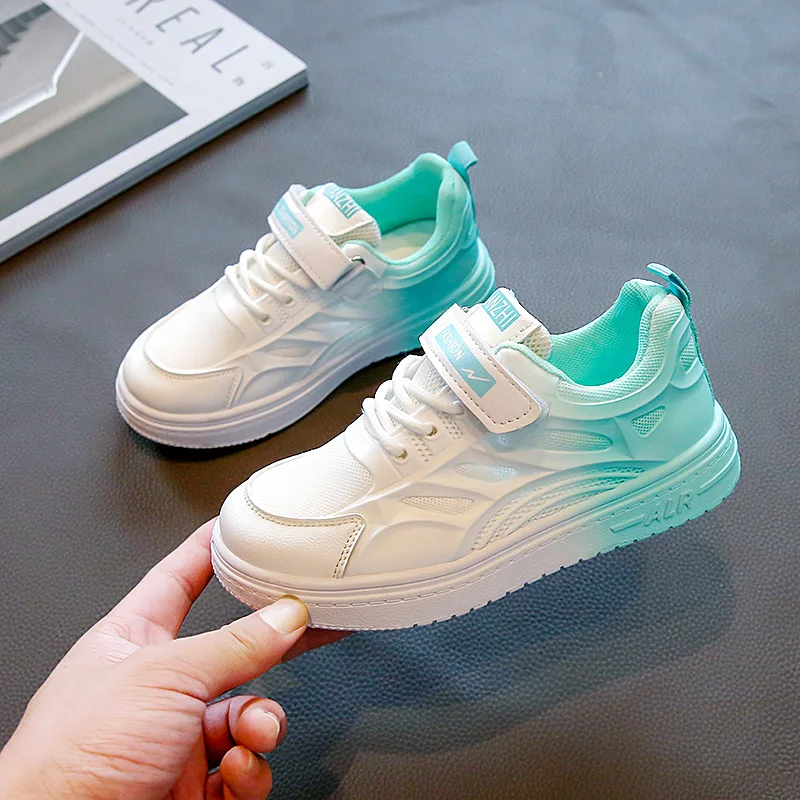 2022 Autumn Honeynet Board Shoes Boys Girls' Walking Shoes Warm Fashionable Versatile Children's Shoes Casual Soft Soled Shoes