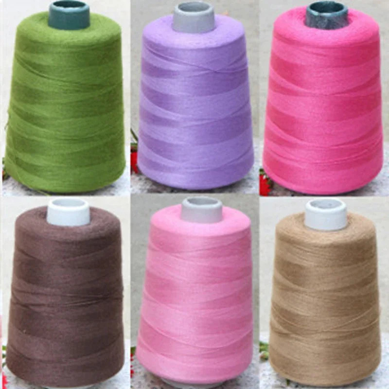 Высокоскоростная Полиэстеровая швейная нить 20S/2 средняя толстая багаж из