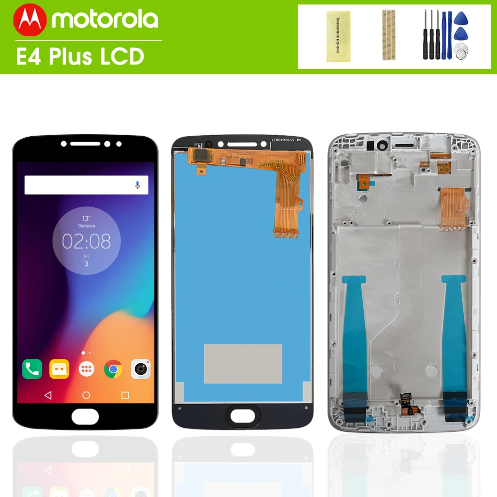 

Оригинальный ЖК-дисплей 5,5 ''для Motorola Moto E4 Plus, сенсорный экран, цифровой преобразователь в сборе, замена для moto e4plus