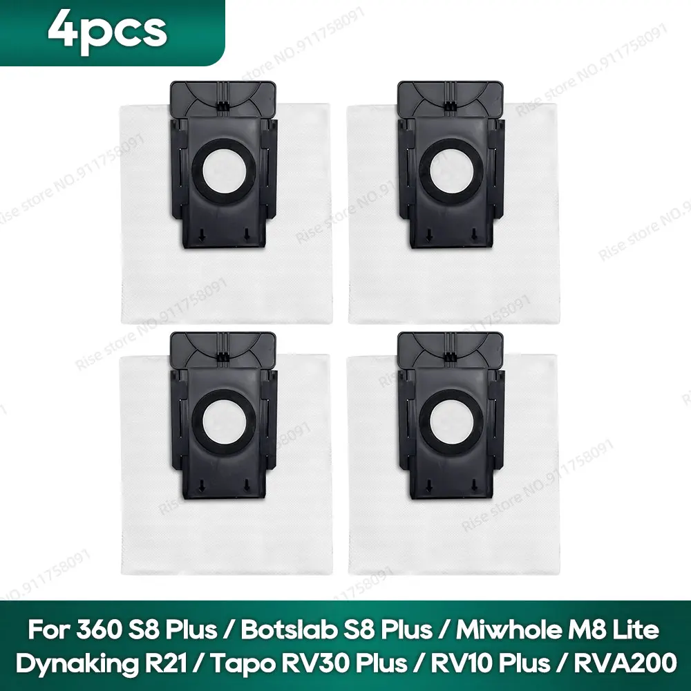 

Мешок для пыли, совместимый с 360 S8 Plus / Botslab S8 Plus / Miwhole M8 Lite / Dynaking R21 / Tapo RV30 Plus / RV10 Plus / RVA200