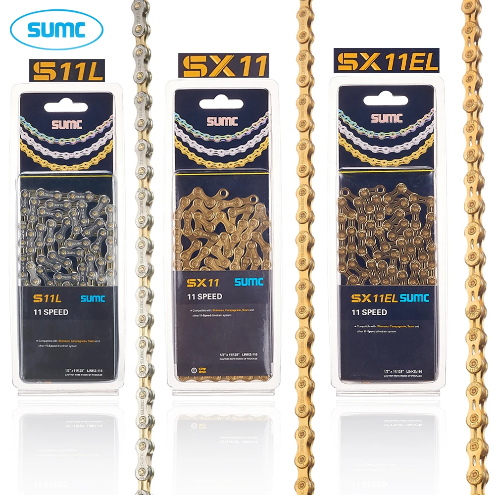 SUMC SX11SL 11 цепь для скоростного велосипеда 116L с MissingLink 11V Горный/Шоссейный велосипед