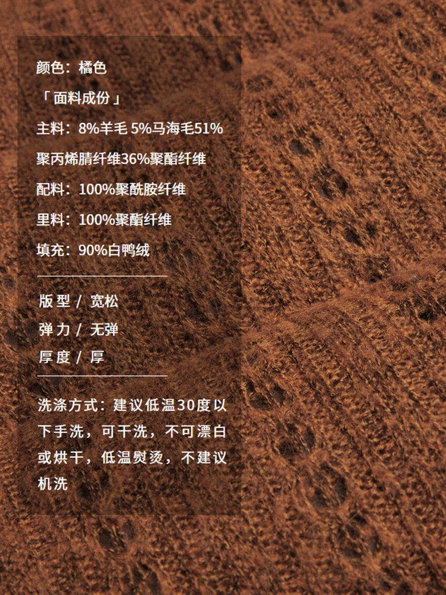 Рисунок 4 - Зима 2022, женский шерстяной пуховик