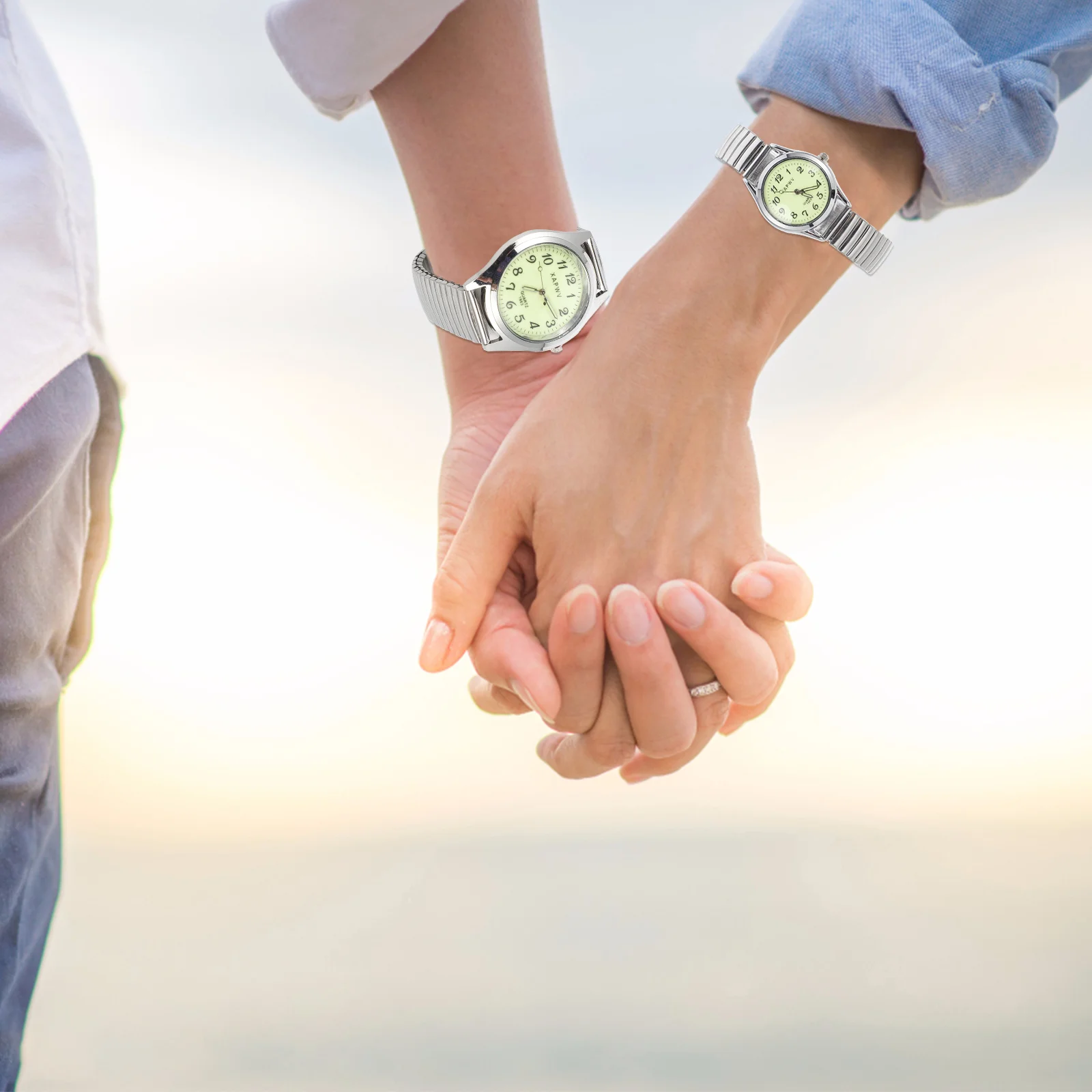 Расширительный ремешок для часов часы пожилых людей эластичные повседневные