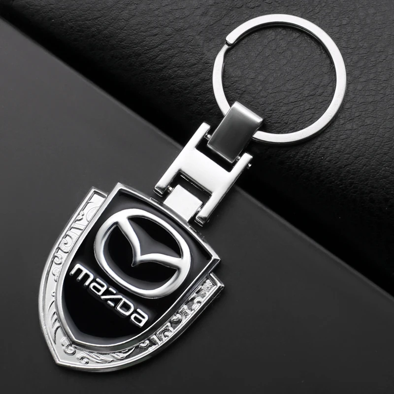 3D Стайлинг автомобильный брелок кольцо для Mazda Gi MPS CX3 MX3 2019 M6 6 2 3 Axela 2015 CX5 кожаный с