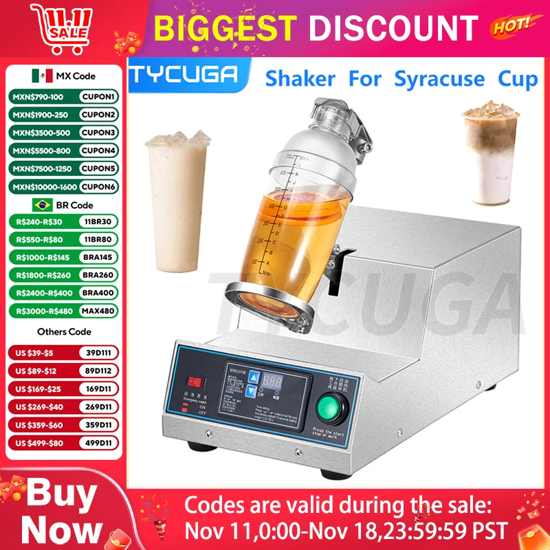 Коммерческий шейкер для пузырькового чая Boba с одной головкой жемчужный молоком