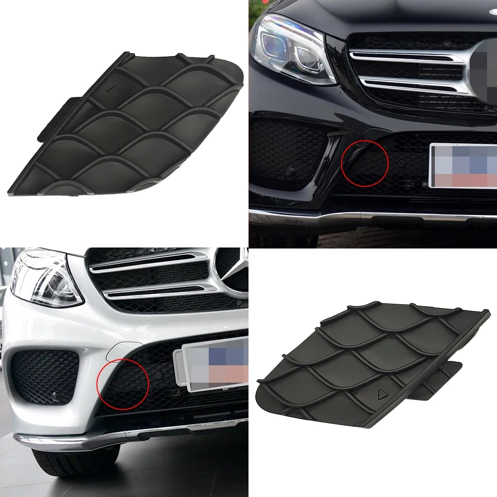 Фото Для Mercedes GLS GLE Class 2016-2019 крышка фаркопа правого переднего бампера 2928855722 Профессиональная установка GLE350 GLE450 №4