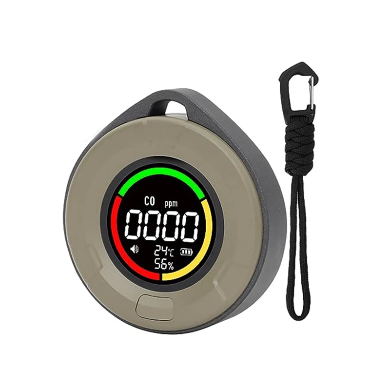 

Carbon Monoxide Detector CO Alarm Temperature And Humidity Detector Anti-Poisoning