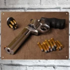 Новинка, лидер продаж 357, жестяной плакат Magnum с револьвером, настенный художественный плакат, жестяной плакат для бара, жестяной плакат для кофе, жестяной плакат, магазин, бар, паб