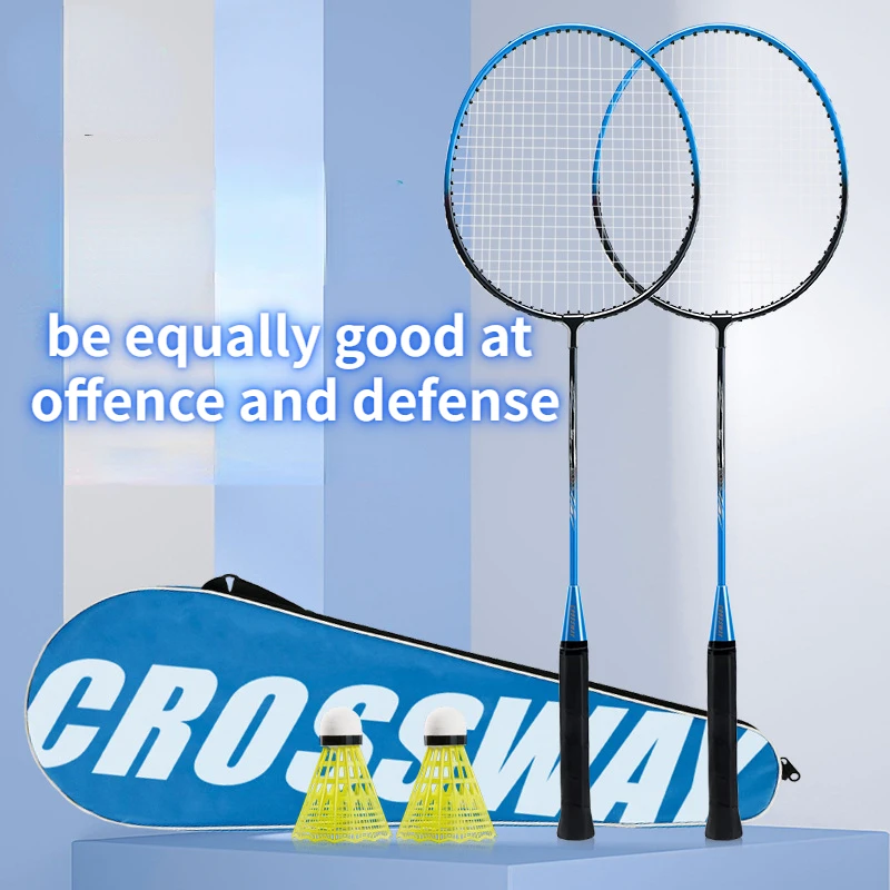 

Two Sets of Badminton Rackets for Adult Beginners Both Offensive and Defensive As Well As Badminton Racket Sports Equipment