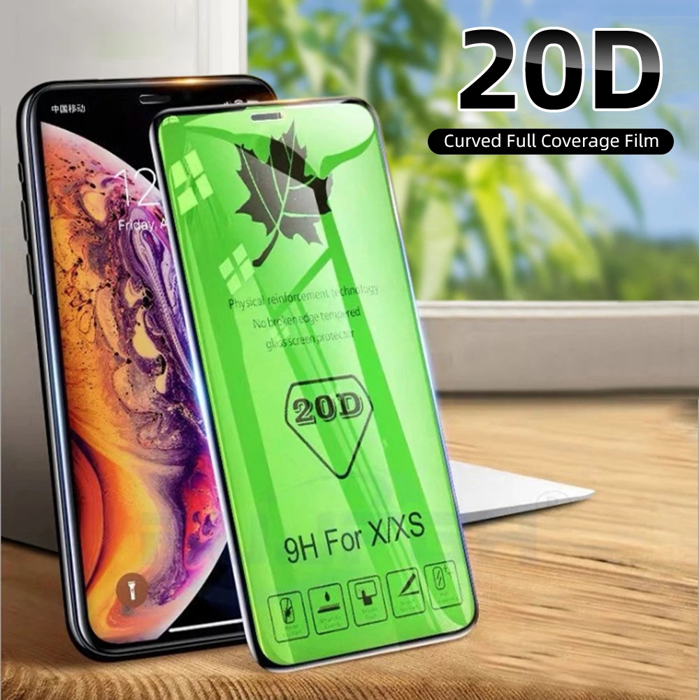 Защитное стекло для iPhone XS 11 12 13 Mini Pro Max XR 7 8 Plus SE | Мобильные телефоны и аксессуары