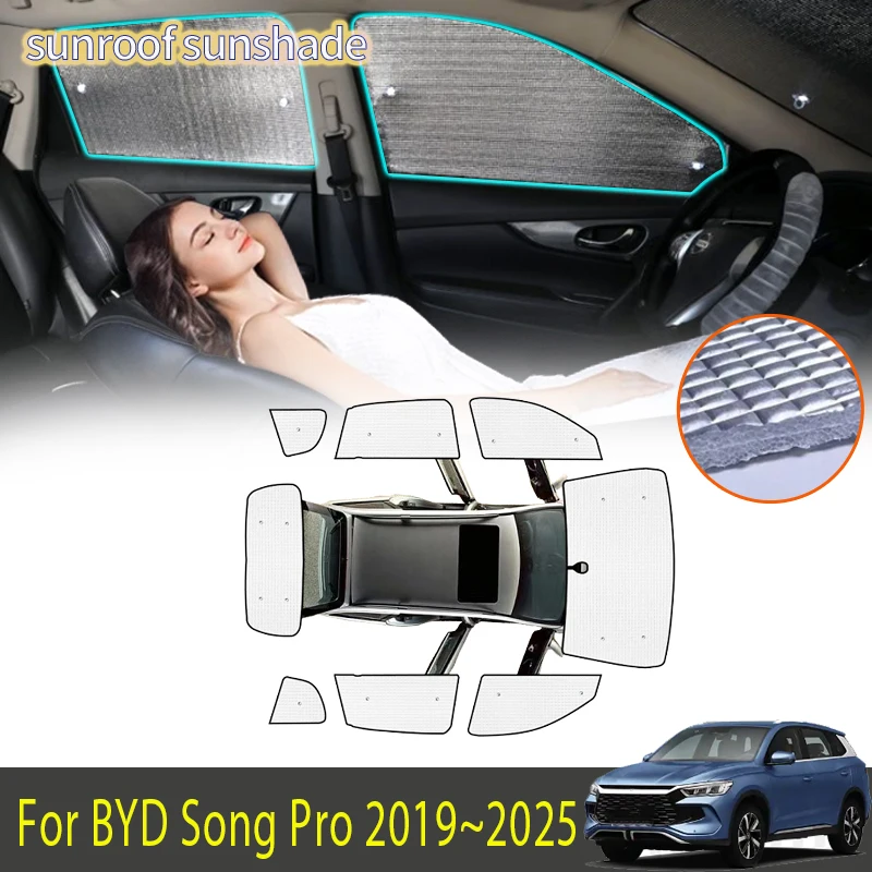 Автомобильные аксессуары для BYD Song Pro SA2 2019 ~ 2025 2020 2024 солнцезащитный козырек