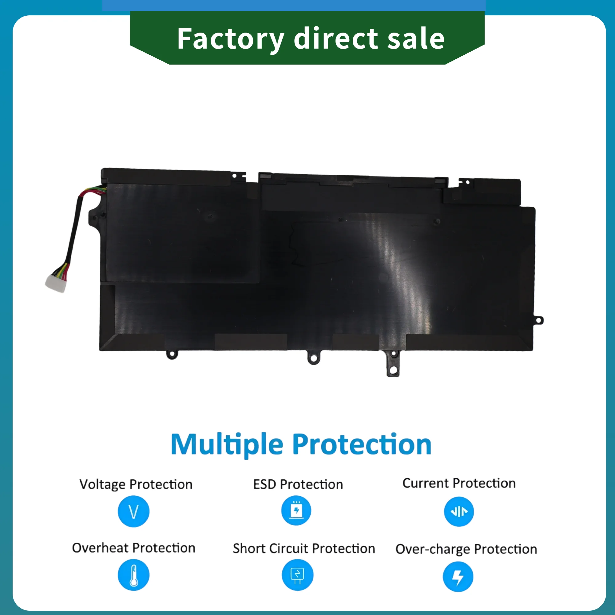 Фото Аккумулятор FRLAN 11.4V BG06XL для HP EliteBook 1040 G3 (P4P90PT) BG06XL HSTNN-Q99C HSTNN-IB6Z 804175-1B1 804175-1C1 804175-181 №3