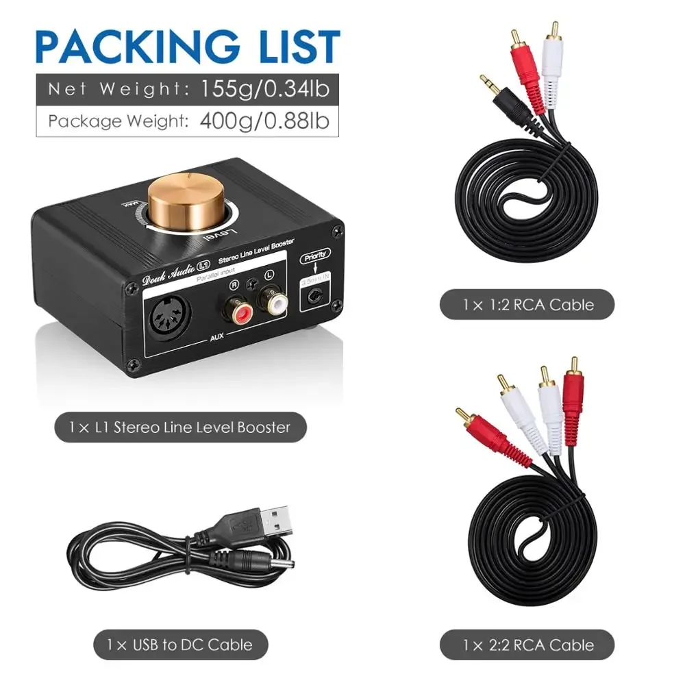 Douk Audio L1 Mini Цифровой Предусилитель Звука