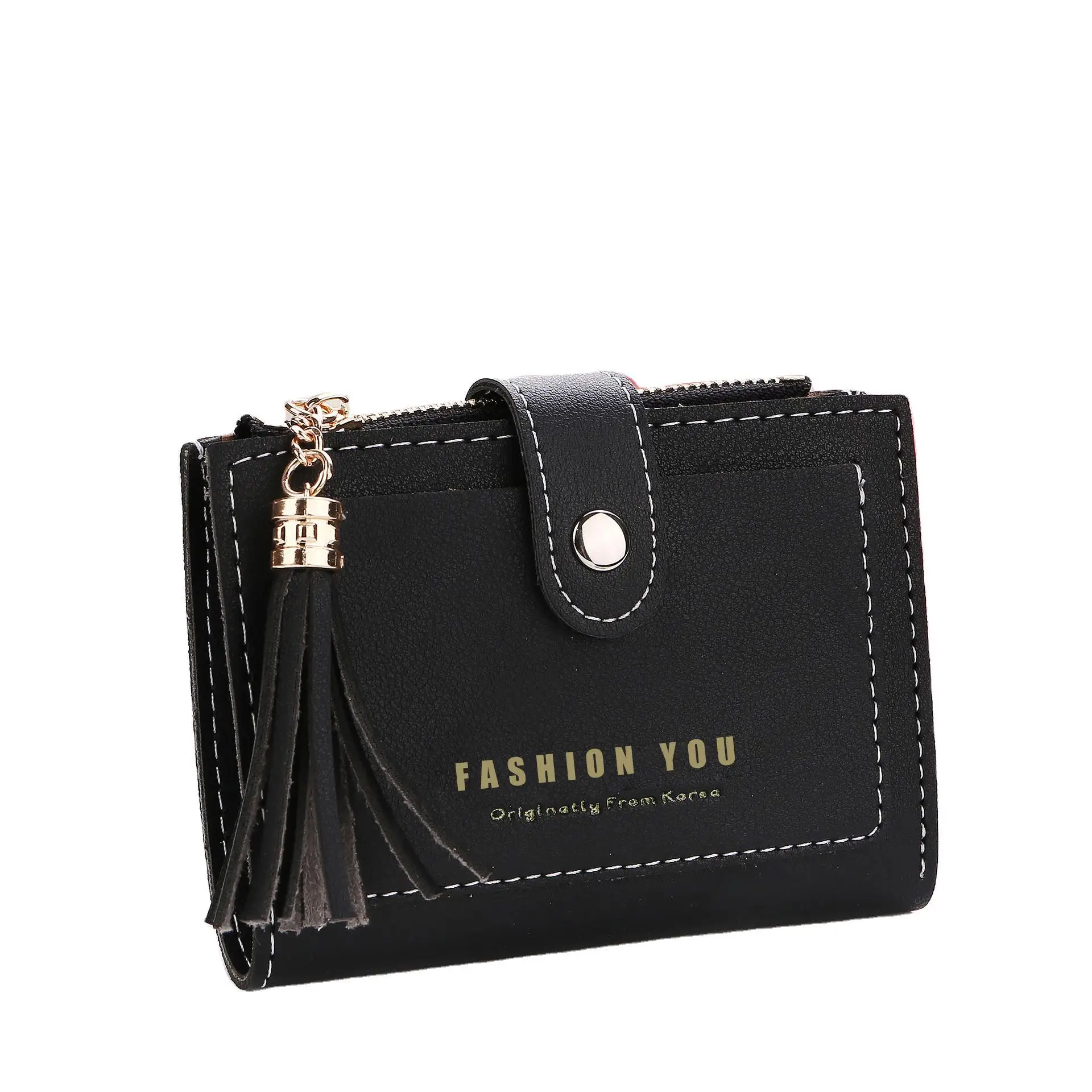 

Tassel Women Wallet Small Cute Wallet Women Short PU Leather Women Wallets Zipper Purses Portefeuille Female Purse Clutch 2022